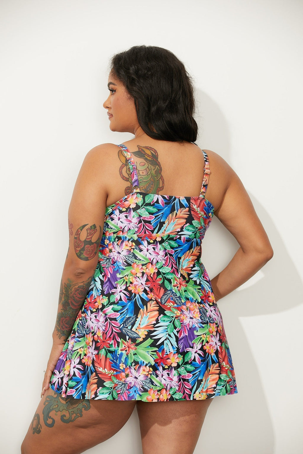 LOOP STRAP TWO-PIECE SWIMDRESS