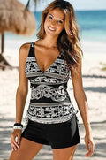BAROQUE PRINTED TANKINI SET