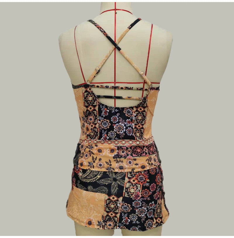 SIGNATURE LATTICE TANKINI SET