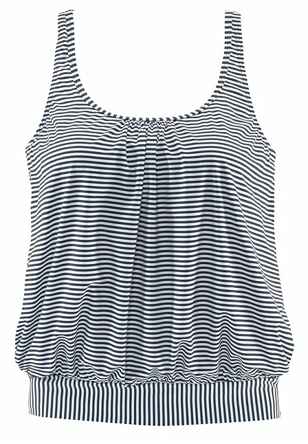 STRIPED LOOSE TANKINI SET