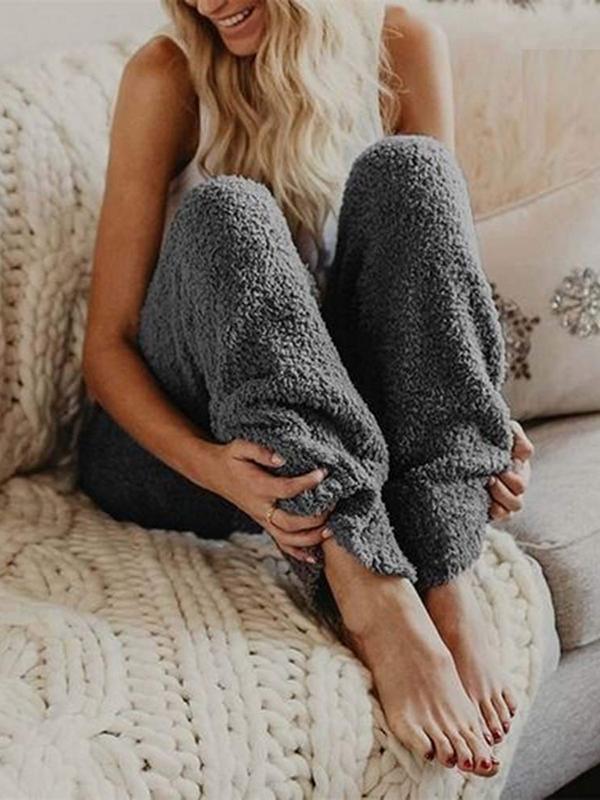AmourFab Warm Fur Winter Fleece Pants