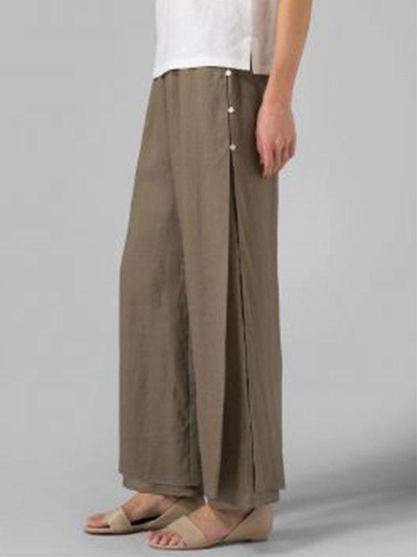 Women Chic Casual Plus Size Pants