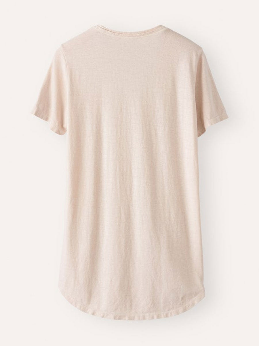 White Solid Round Neck Casual Blouse